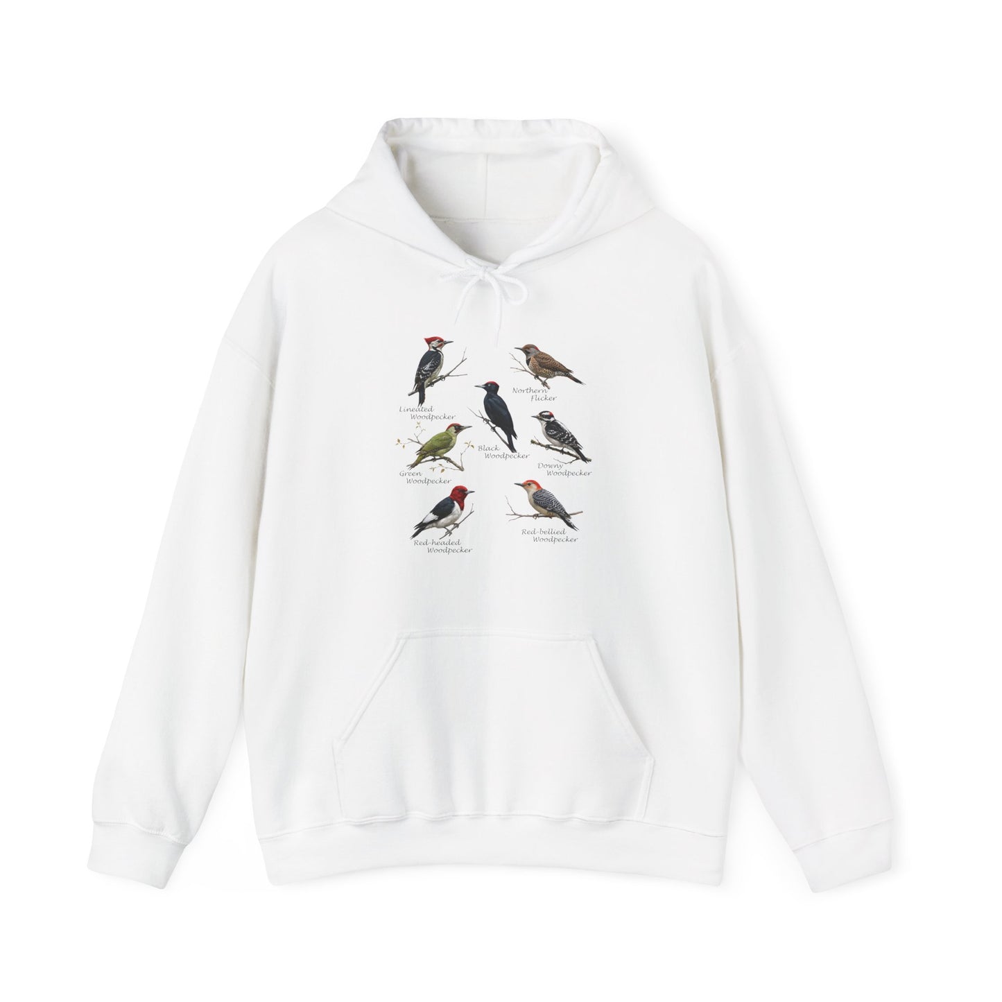 Woodpecker Hoodie in white