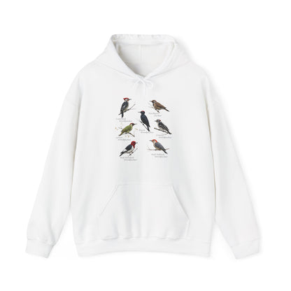 Woodpecker Hoodie in white