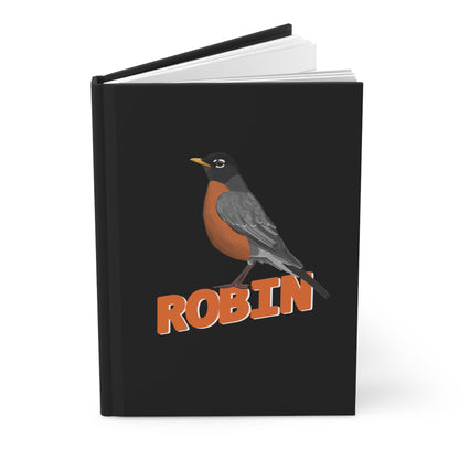 American Robin Bird Hardcover Journal 150 Pages A5 for Bird Lovers & Bird Watchers