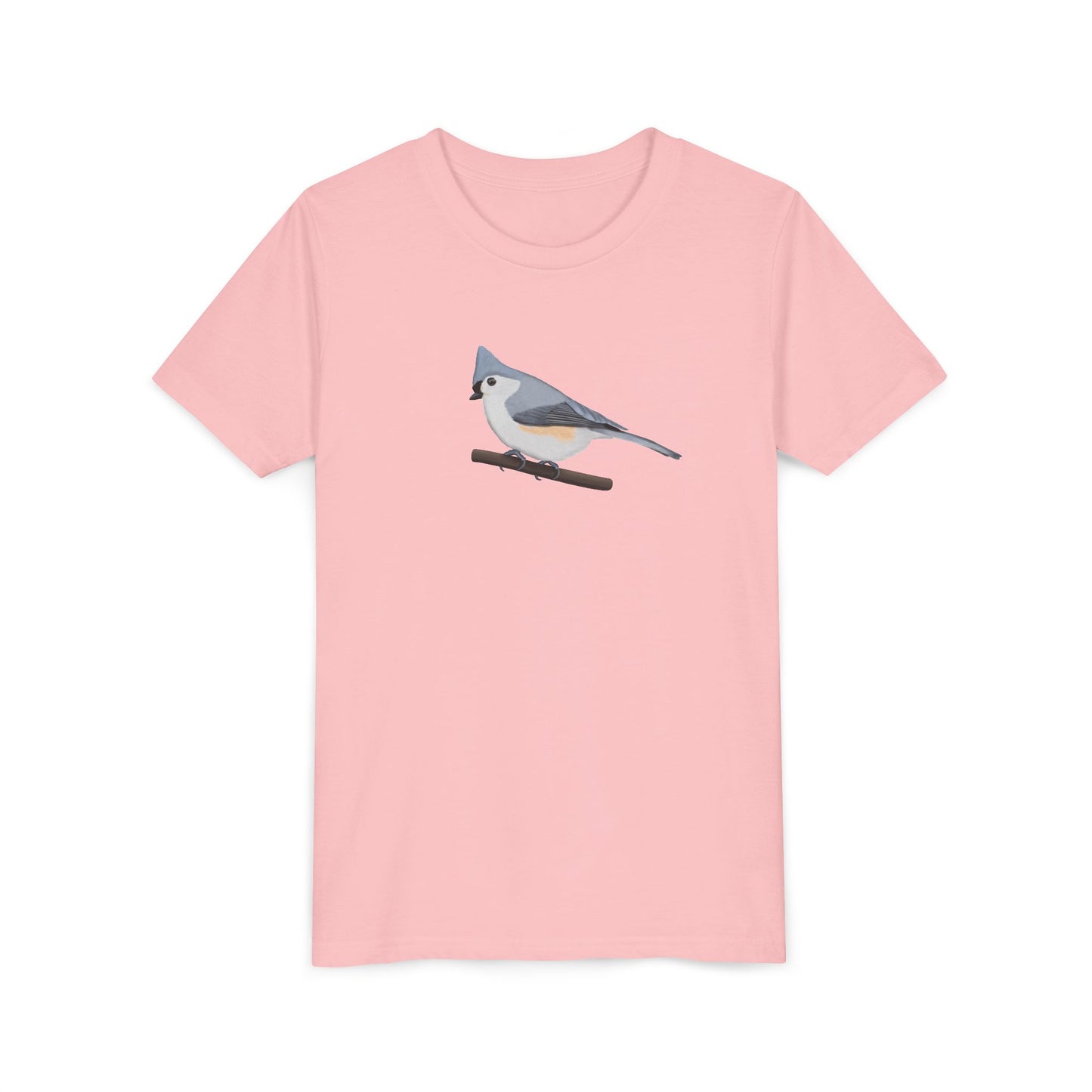 Tufted Titmouse Birding & Birdwatching Bird Youth T-Shirt