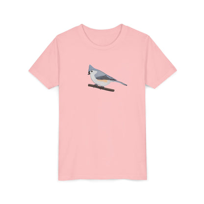 Tufted Titmouse Birding & Birdwatching Bird Youth T-Shirt