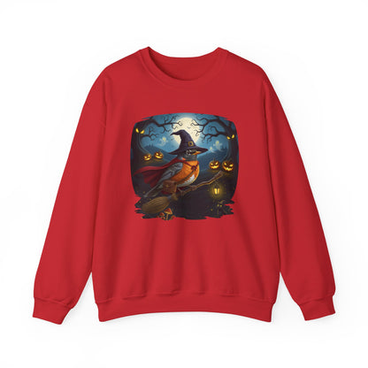 American Robin Halloween Bird Sweatshirt - Spooky Halloween Costume for Bird Lovers