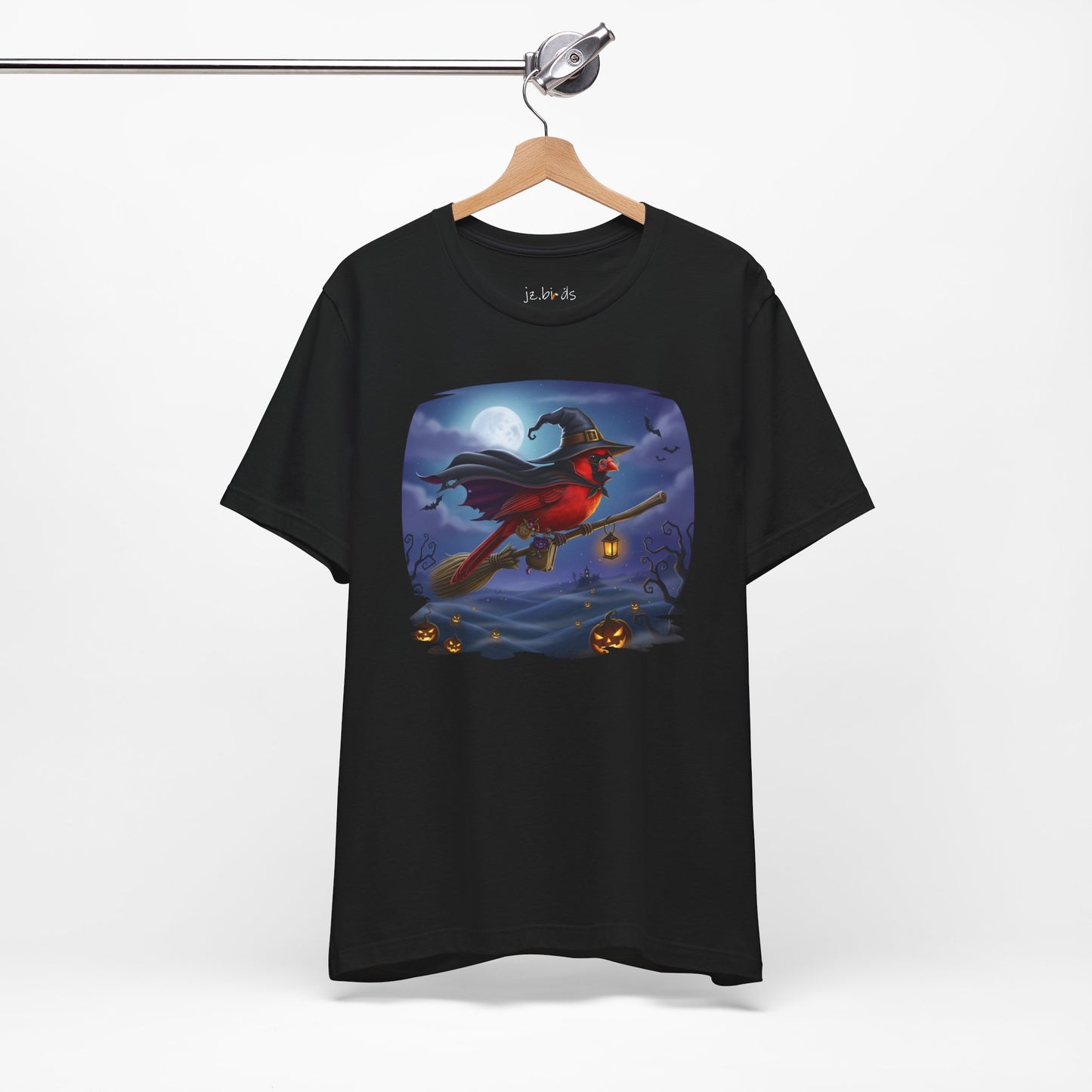 Cardinal Halloween Bird T-Shirt - Spooky Halloween Costume for Bird Lovers