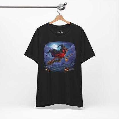 Cardinal Halloween Bird T-Shirt - Spooky Halloween Costume for Bird Lovers