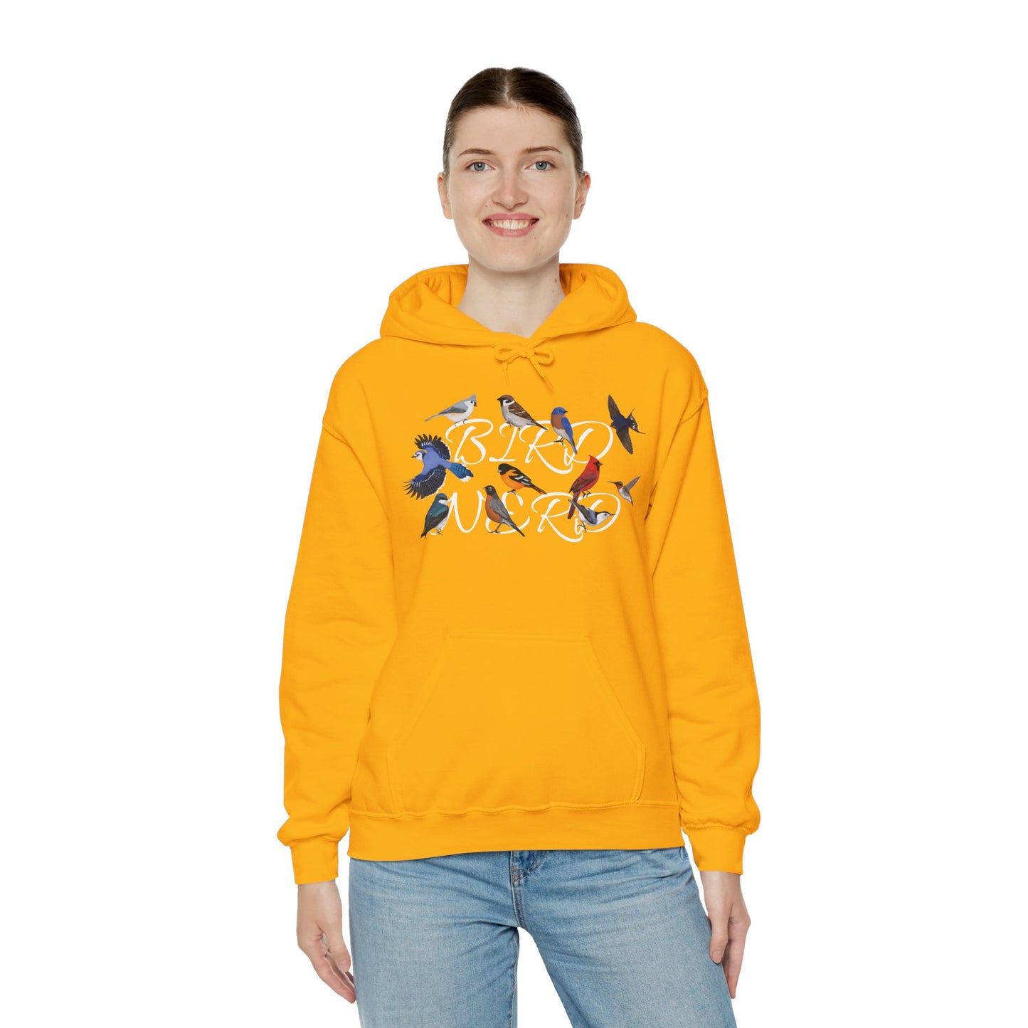 Bird Nerd Blue Jay Cardinal Hummingbird Robin Oriole Hoodie