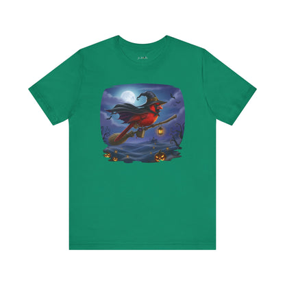 Cardinal Halloween Bird T-Shirt - Spooky Halloween Costume for Bird Lovers