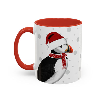 Puffin Christmas Bird Coffee Mug