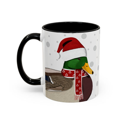 Mallard Christmas Bird Coffee Mug