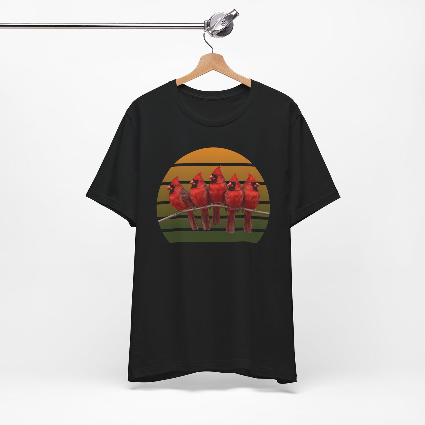 Cardinal Premium T-Shirt | Unique Birdwatcher & Birder Gift by jz.birds