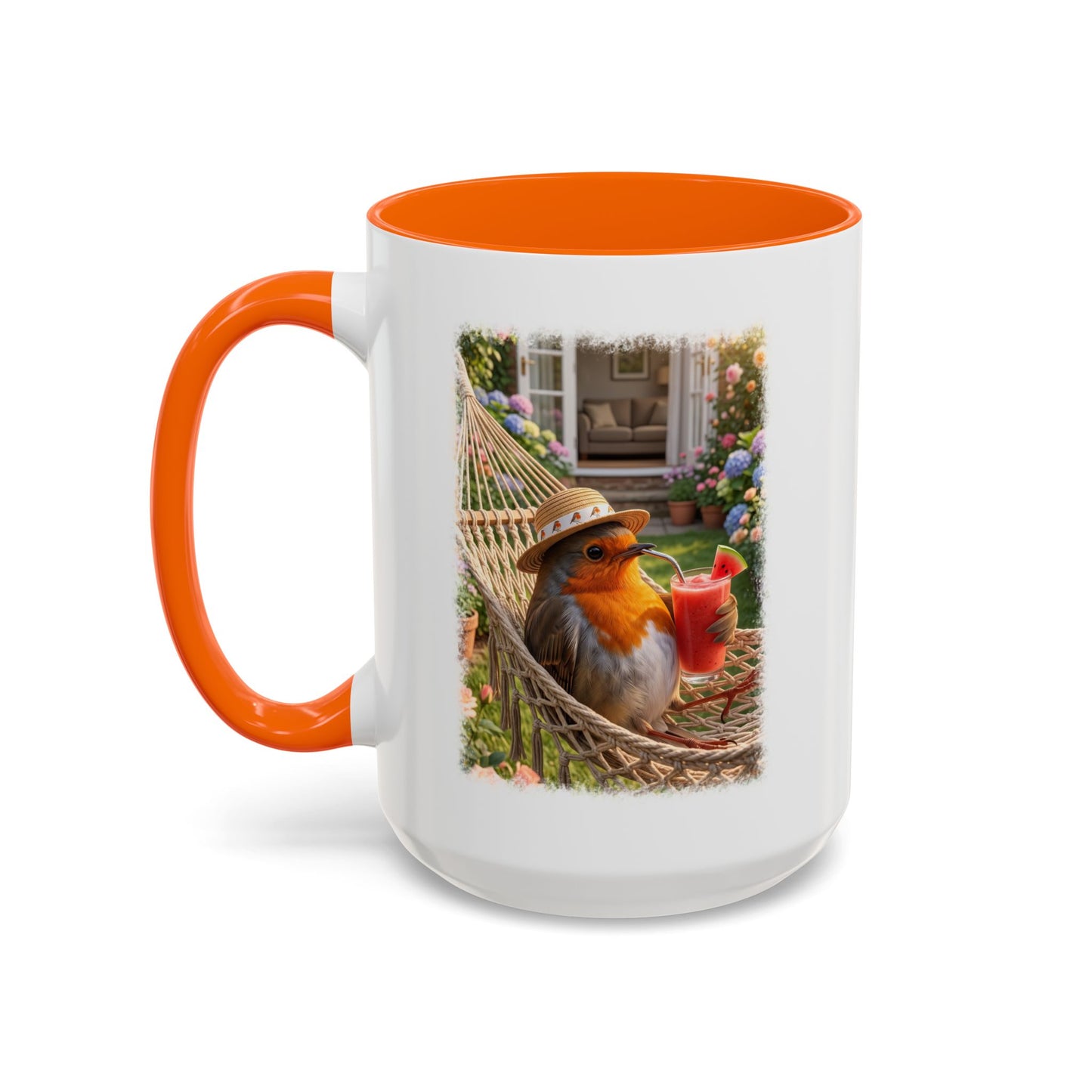 Robin Rosi Hammock and Smoothie Mug for Bird Lovers