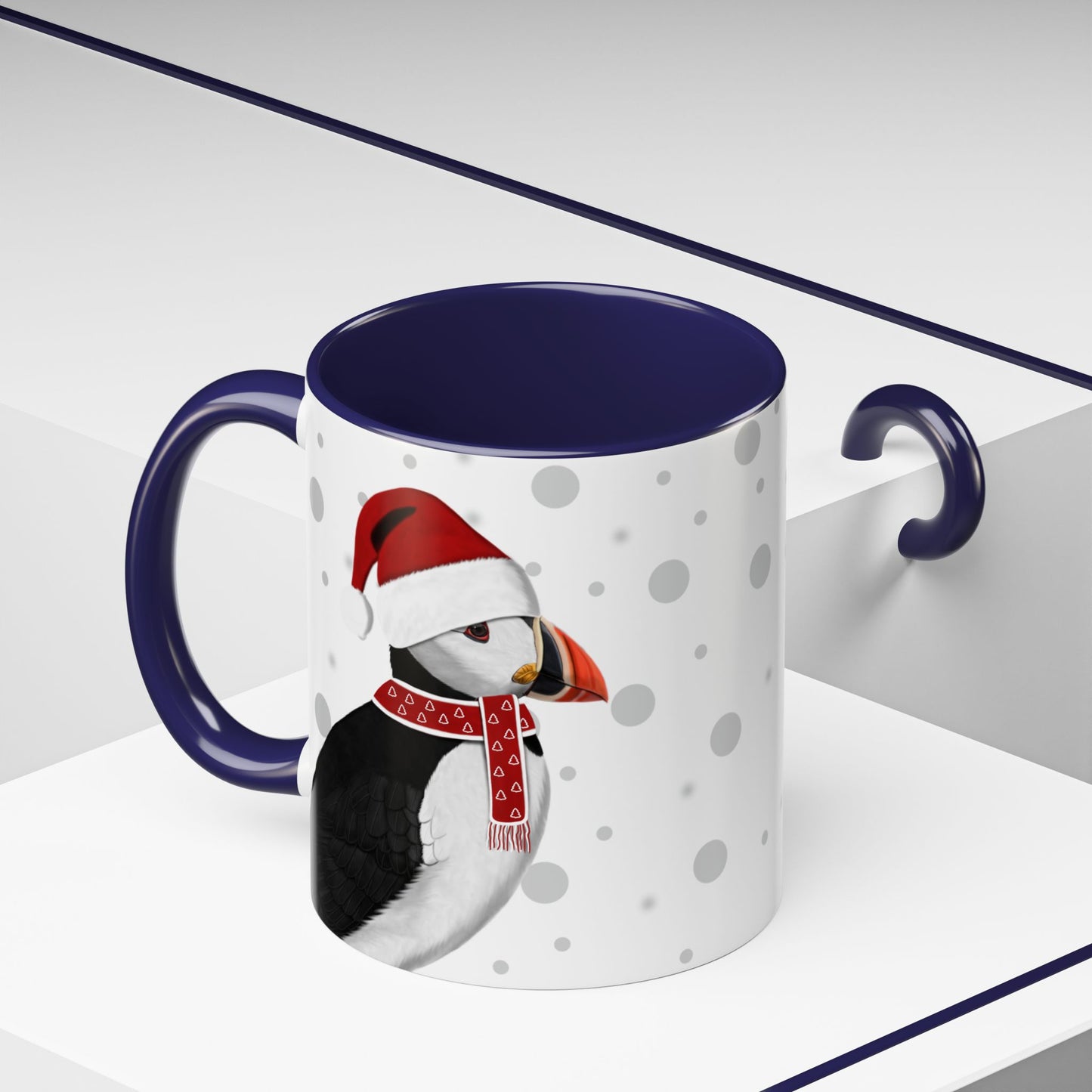 Puffin Christmas Bird Coffee Mug