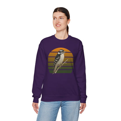 Downy Woodpecker Bird Lover & Bird Watching Bird Sweatshirt