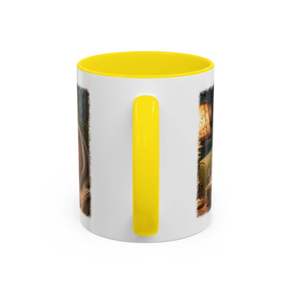 Robin Rosi Reading a Book Mug for Bird Lovers
