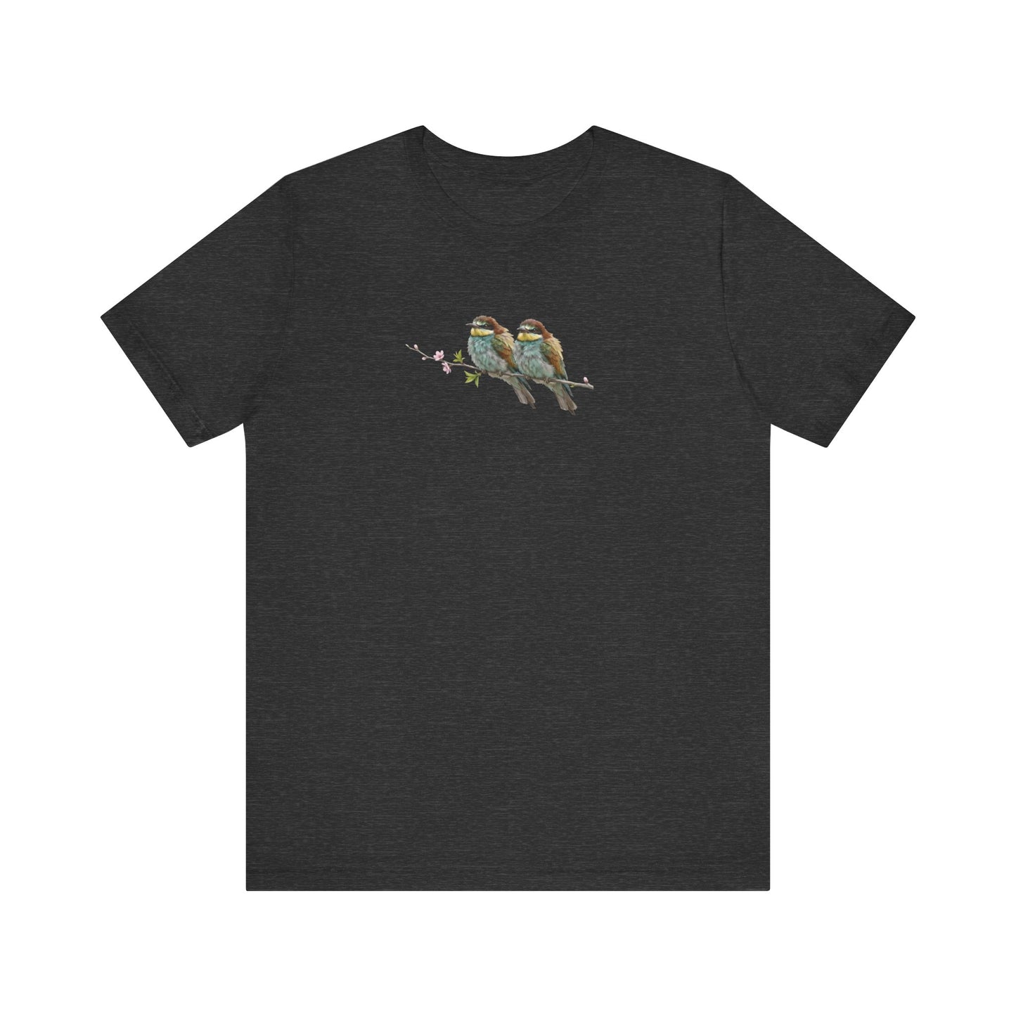 Bee-Eater Fledgling T-Shirt | Spring Blossoms Unisex Graphic Tee for Bird Watchers