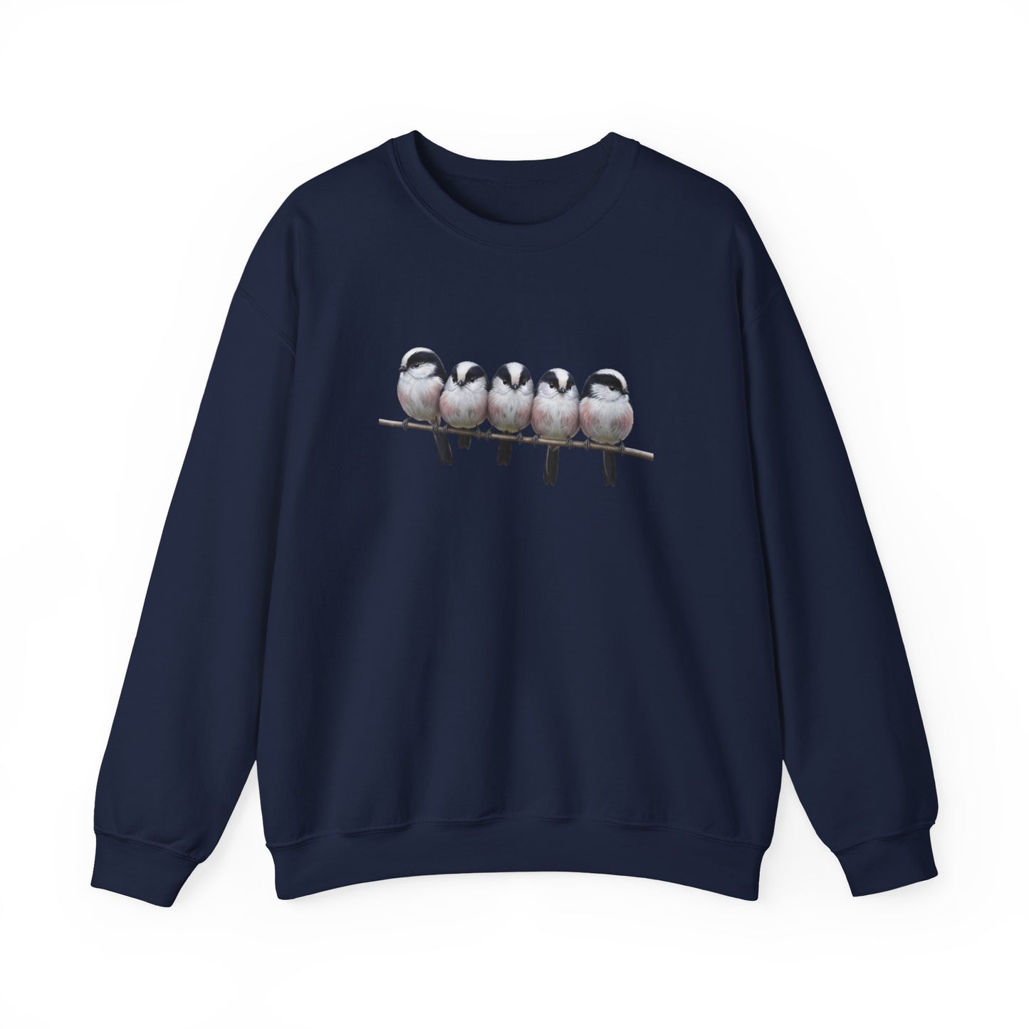 Long Tailed Titmouse Sweatshirt | Bird Watcher Crewneck | Unisex Songbird Gift for Bird Lovers