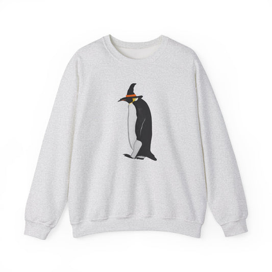 Penguin Halloween Birds Witch Birdwatcher Sweatshirt