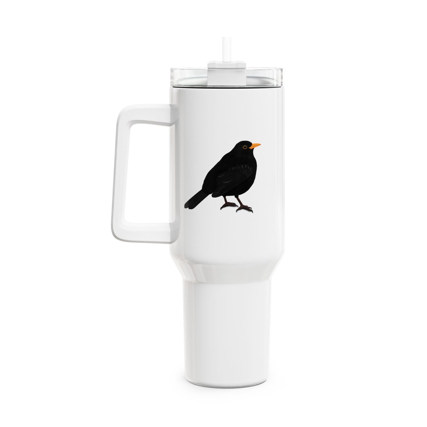 Amsel Thermo-Tumbler 40oz (1,2L) – Edelstahl Isolierbecher für Vogelbeobachter