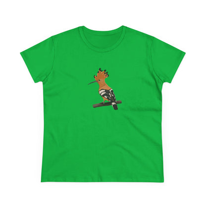 Hoopoe Bird Design for Birdwatchers and Bird Lovers Women's T-Shirt