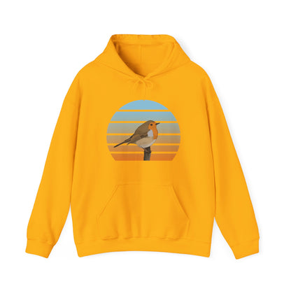 European Robin Bird Hoodie