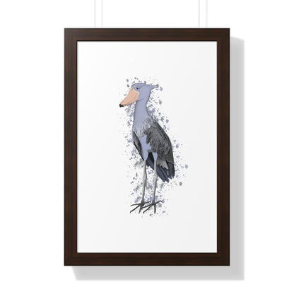 Shoebill Bird Framed Poster