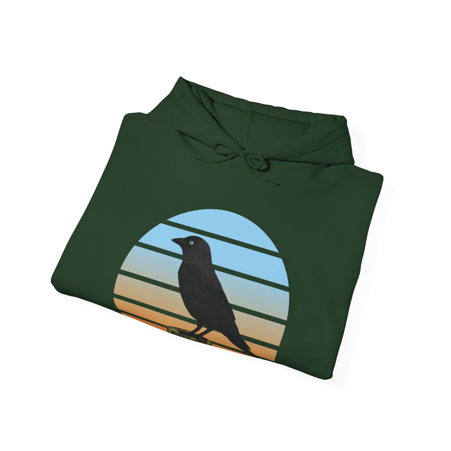 Western Jackdaw Bird Hoodie