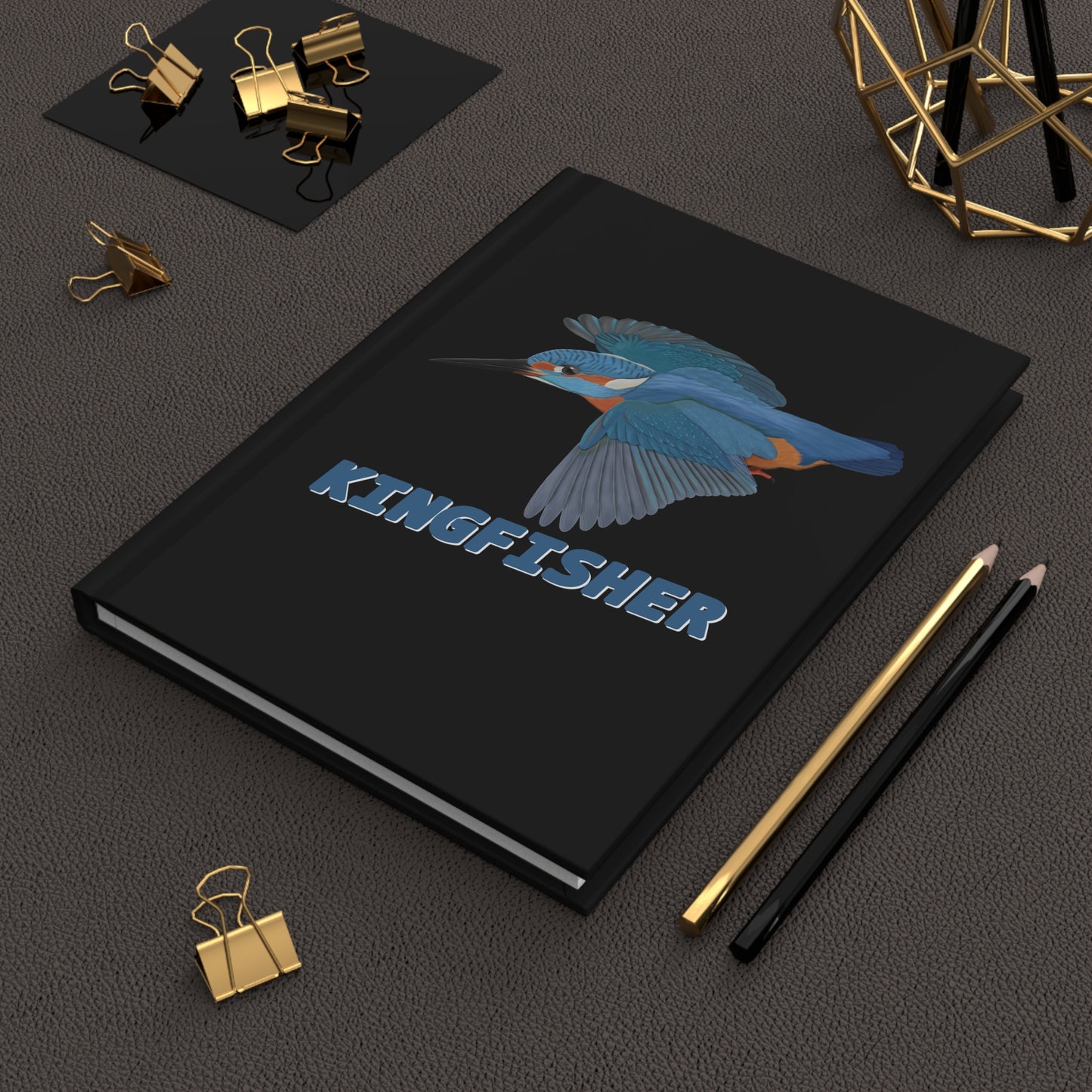 Kingfisher Bird Hardcover Journal 150 Pages A5 for Bird Lovers & Bird Watchers