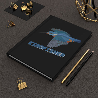 Kingfisher Bird Hardcover Journal 150 Pages A5 for Bird Lovers & Bird Watchers
