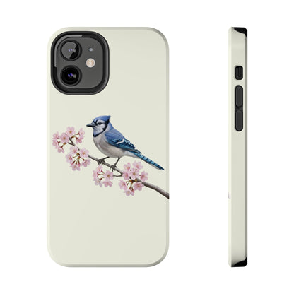 Blue Jay Phone Case on animal lover background