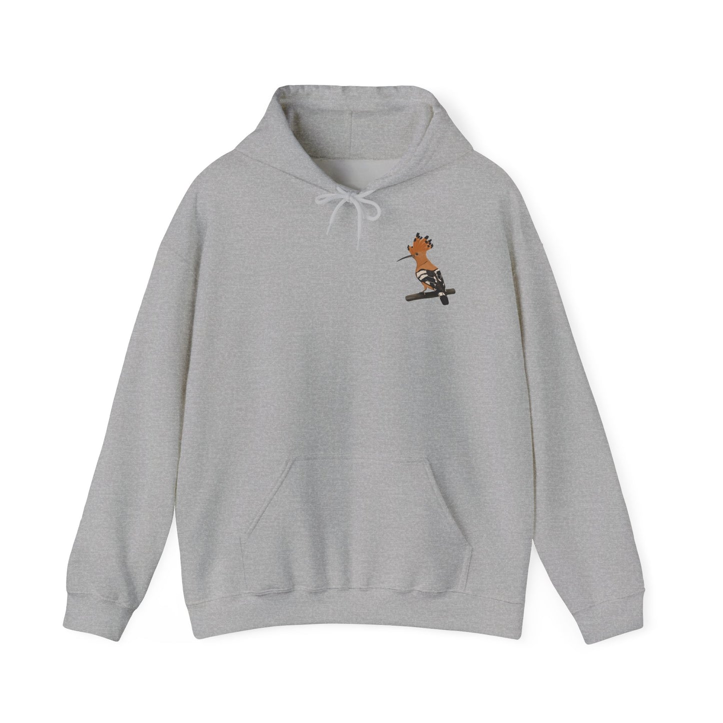Wiedehopf Hoodie - Vogel Kapuzenpullover für Vogelbeobachter & Naturliebhaber mit Vogelmotiv