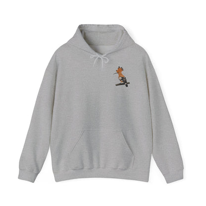 Wiedehopf Hoodie - Vogel Kapuzenpullover für Vogelbeobachter & Naturliebhaber mit Vogelmotiv