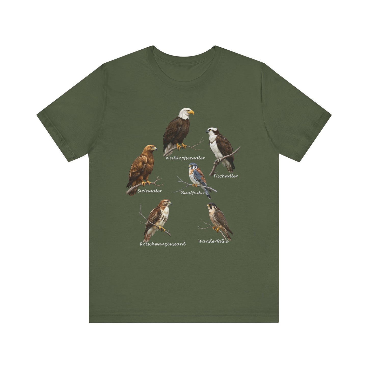 Falke Vogel T-Shirt – bird graphic tee, watching gear