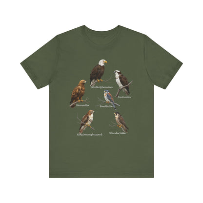Falke Vogel T-Shirt – bird graphic tee, watching gear