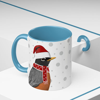 Robin Christmas Bird Coffee Mug