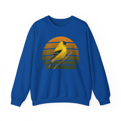 American Goldfinch Sweatshirt | Unisex Bird Lover Pullover | Wildlife Birder Gift | Songbird Crewneck