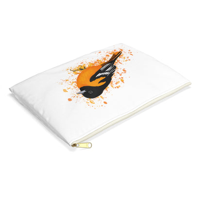 Baltimore Oriole Bird Art Accessory Pouch - jz.birds