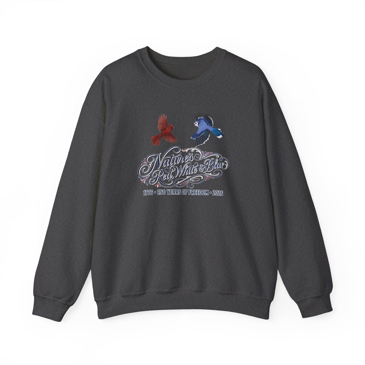 Blue Jay and Cardinal Sweatshirt – Animal Lover Gift, Avian Enthusiast