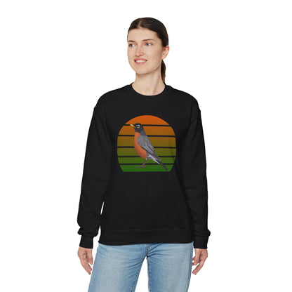 Robin Birdlover Ornithologist Bird Sweatshirt