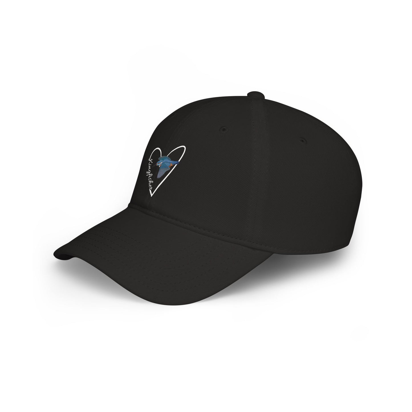 Kingfisher Flying Cap Heart | Birdwatching & Birdlover Backyard Bird Hat