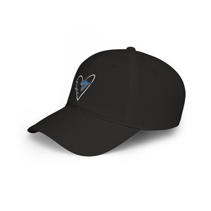 Kingfisher Flying Cap Heart | Birdwatching & Birdlover Backyard Bird Hat