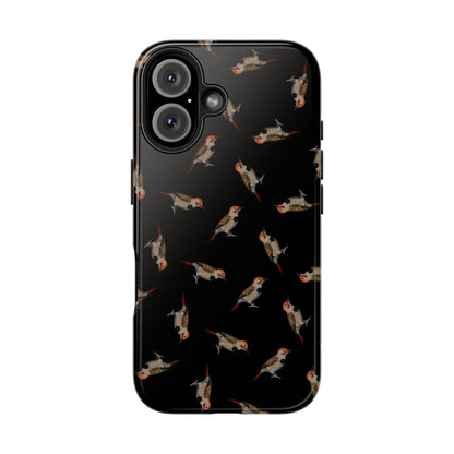 Northern Flicker iPhone Case Black – Premium Tough Phone Cover for Bird Lovers