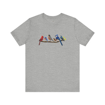 Birds on a Branch T-Shirt Bluebird Cardinal Blue Jay Bird Watcher Bird Lover