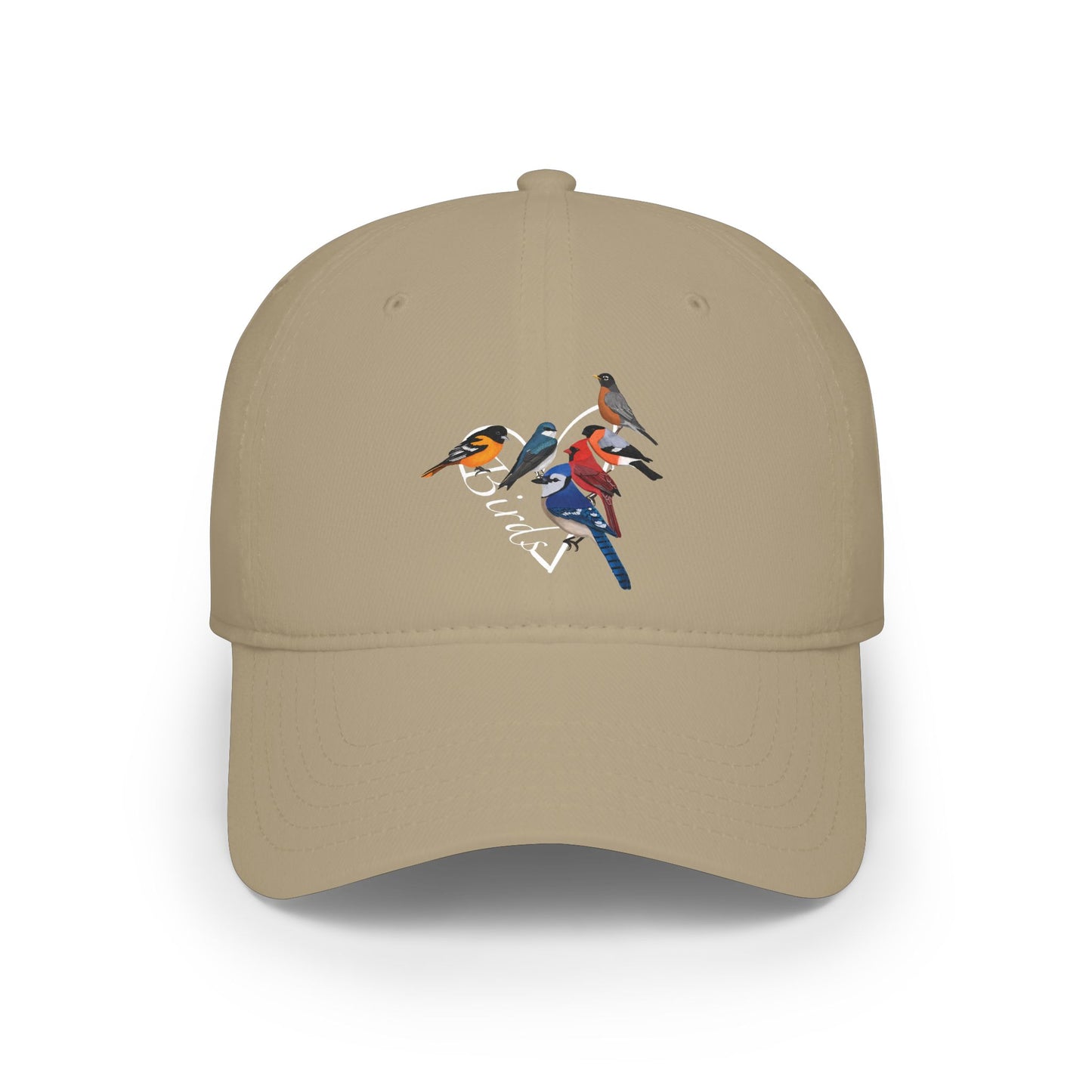 Blue Jay Cardinal Robin Oriole Cap Heart | Birdwatching & Birdlover Backyard Bird Hat
