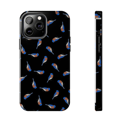 Bluebird iPhone Case Black – Premium Tough Phone Cover for Bird Lovers