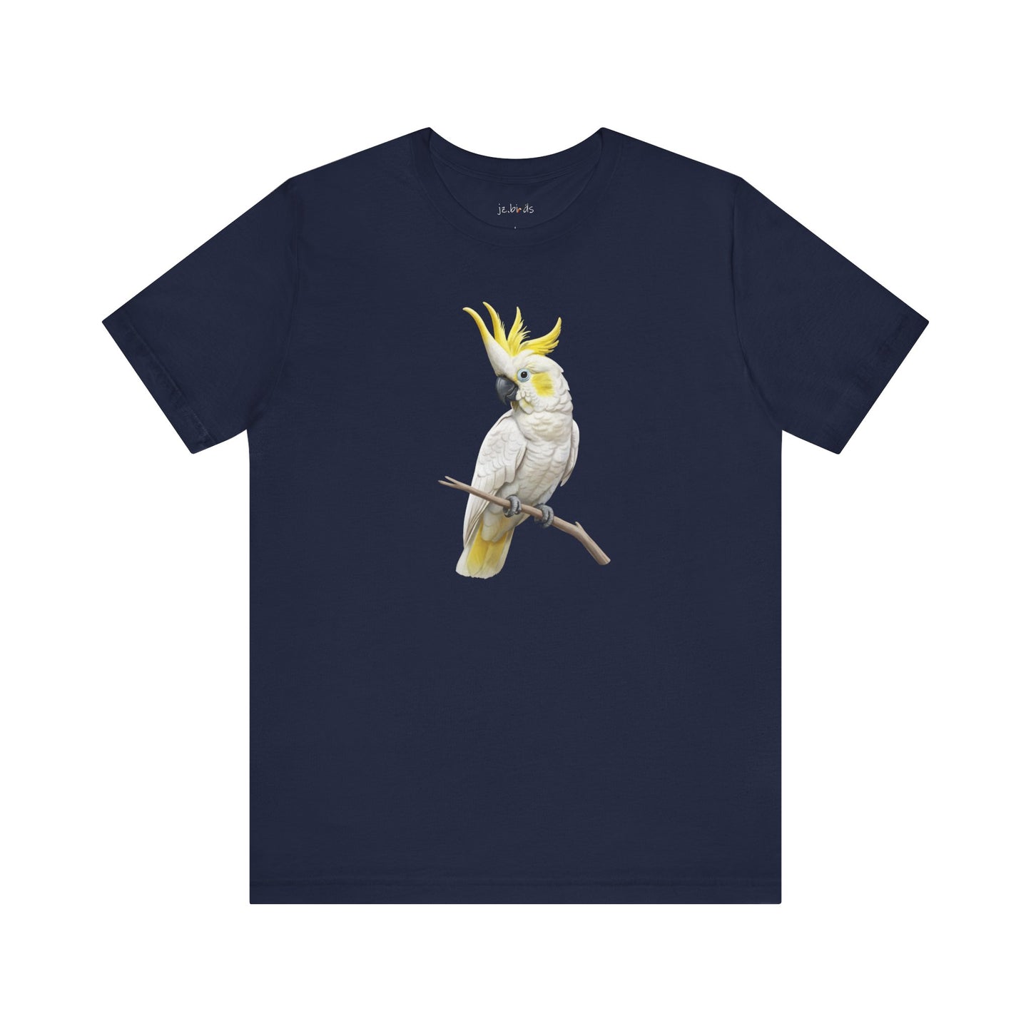 Sulphur-Crested Cockatoo T-Shirt | Unisex Bird Lover Tee | Wildlife Birder Gift