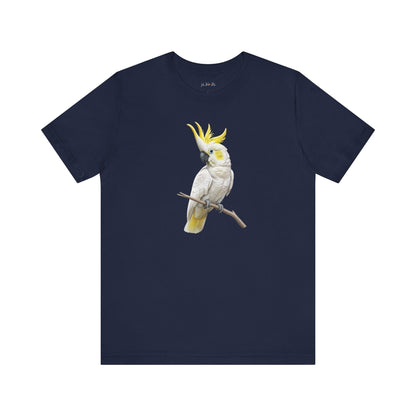 Sulphur-Crested Cockatoo T-Shirt | Unisex Bird Lover Tee | Wildlife Birder Gift