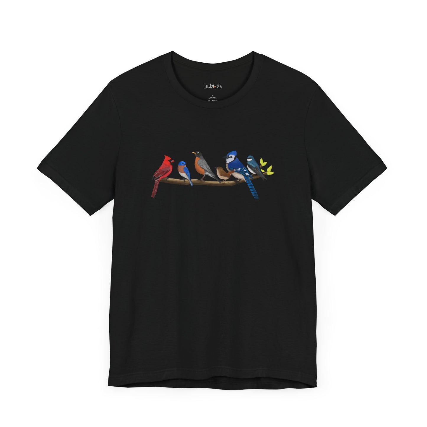 Birds on a Branch T-Shirt Bluebird Cardinal Blue Jay Bird Watcher Bird Lover