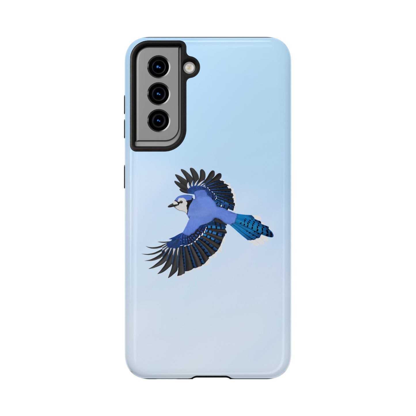 Blue Jay Bird Art Tough Phone Case