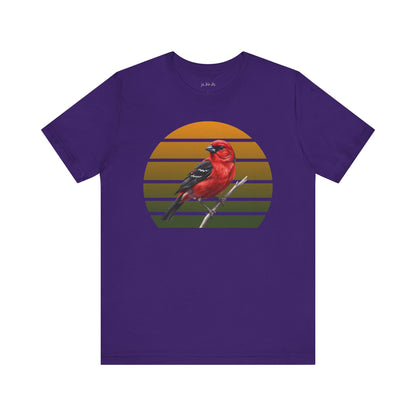 Scarlet Tanager T-Shirt | Unisex Retail Fit Bird Lover Tee | Wildlife Birder Gift