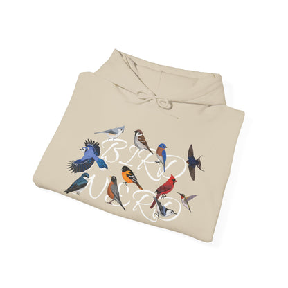 Bird Nerd Blue Jay Cardinal Hummingbird Robin Oriole Hoodie