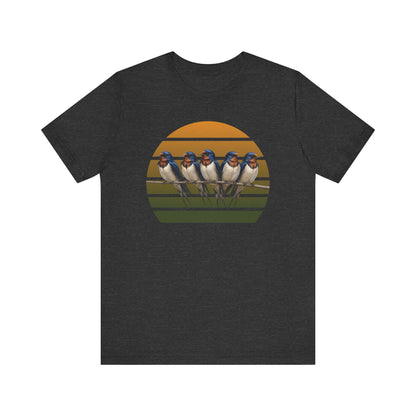 Barn Swallow Premium T-Shirt | Unique Birdwatcher & Birder Gift by jz.birds